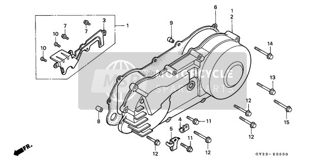 11395GY1610, Gasket, L. Cover, Honda, 2